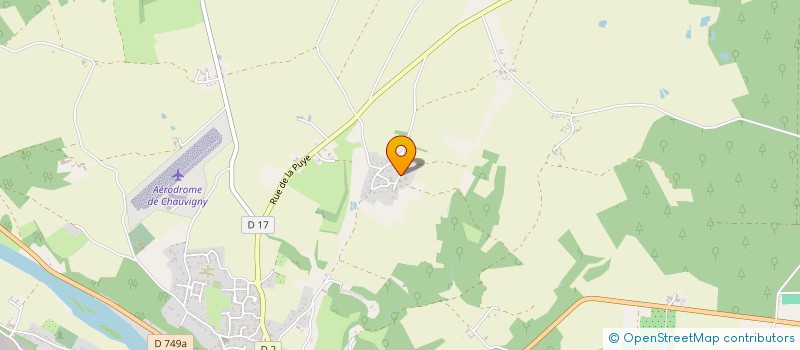 localisation de l'entreprise SCI RIPAILLE  CHAUVIGNY