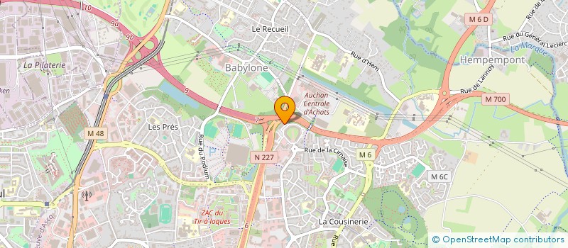 localisation de l'entreprise SCI RIPALDA à VILLENEUVE-D'ASCQ