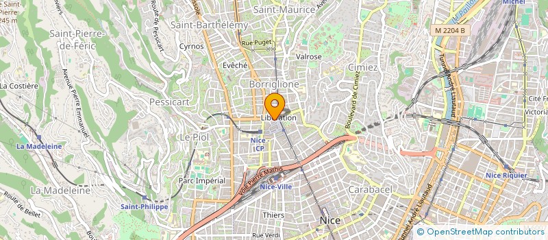 localisation de l'entreprise SCI RIPAUL à NICE