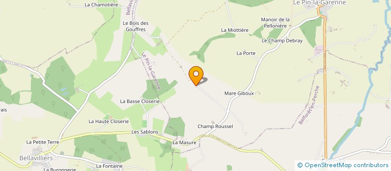 localisation de l'entreprise SCI RIPECA à LE PIN-LA-GARENNE