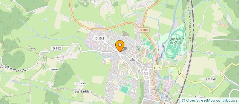 localisation de l'entreprise SCI RIPERT  CLUNY