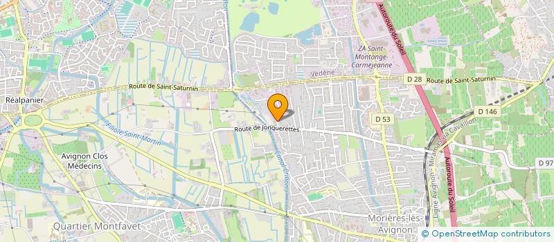 localisation de l'entreprise SCI RIPLA  MORIERES-LES-AVIGNON