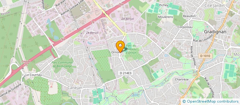 localisation de l'entreprise SCI RIPOTE à GRADIGNAN