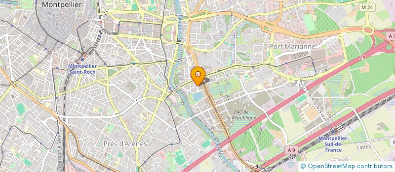 localisation de l'entreprise SCI RIPOU à MONTPELLIER