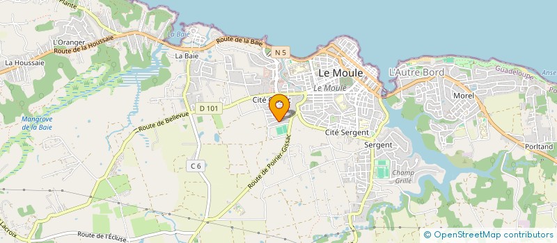 localisation de l'entreprise SCI RIPPER à LE MOULE