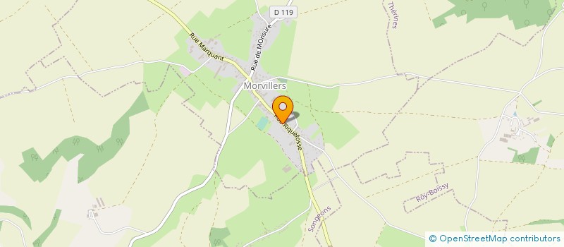 localisation de l'entreprise SCI RIQUEFOSSE  MORVILLERS