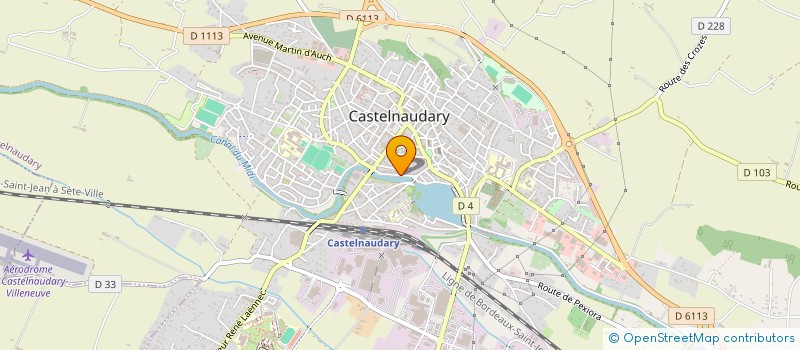 localisation de l'entreprise SCI RIQUET  CASTELNAUDARY