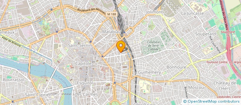 localisation de l'entreprise SCI RIQUET FERREOL à TOULOUSE
