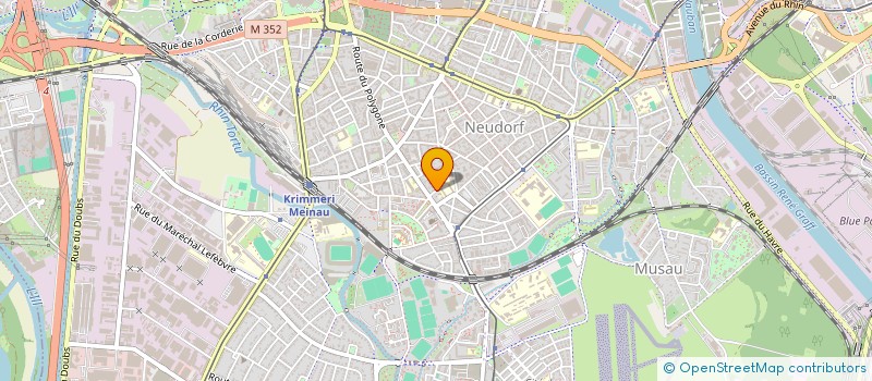 localisation de l'entreprise SCI RIQUEWIHR à STRASBOURG