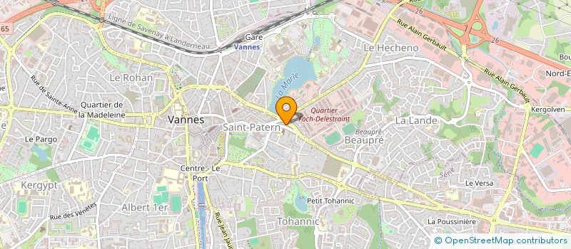 localisation de l'entreprise SCI RIRENSEMBLE ML à VANNES