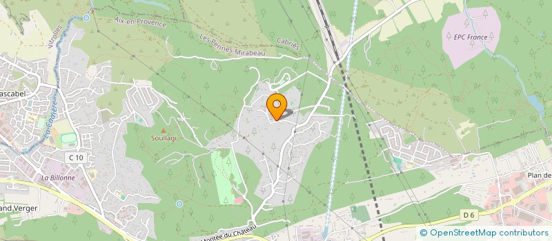 localisation de l'entreprise SCI RIRETO à LES PENNES-MIRABEAU