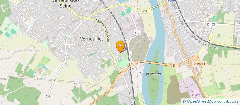 localisation de l'entreprise SCI RIRI  VERNOUILLET