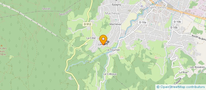 localisation de l'entreprise SCI RIRI FIFI LOULOU à SAINT-JORIOZ