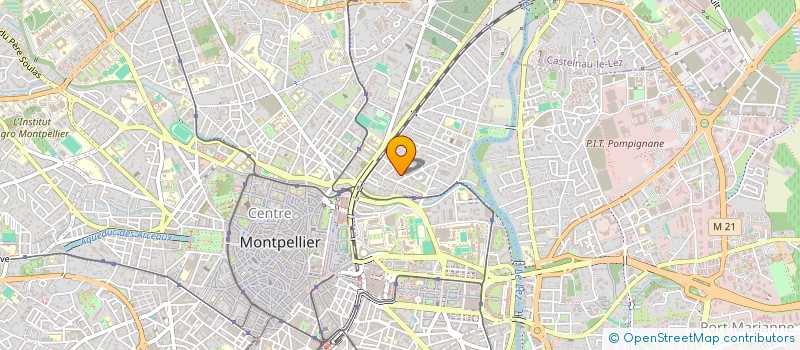 localisation de l'entreprise SCI RIRO à MONTPELLIER