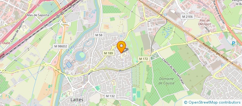 localisation de l'entreprise SCI RIS à LATTES