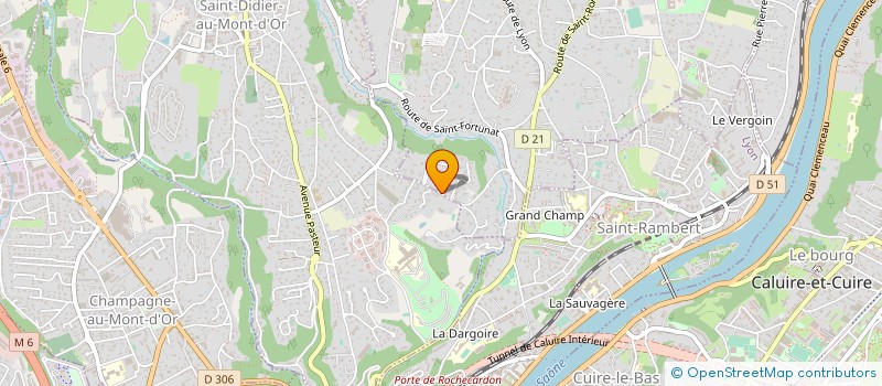 localisation de l'entreprise SCI RISAVE  SAINT-CYR-AU-MONT-D'OR