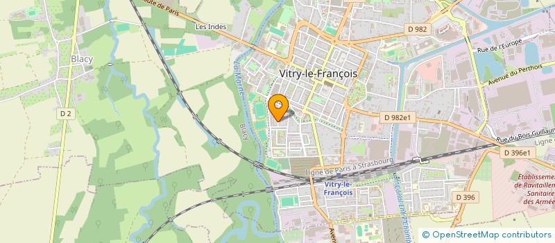 localisation de l'entreprise SCI RISBOURG à VITRY-LE-FRANCOIS