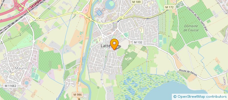 localisation de l'entreprise SCI RISEE  LATTES