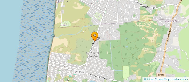 localisation de l'entreprise SCI RISENO-870  MERLIMONT