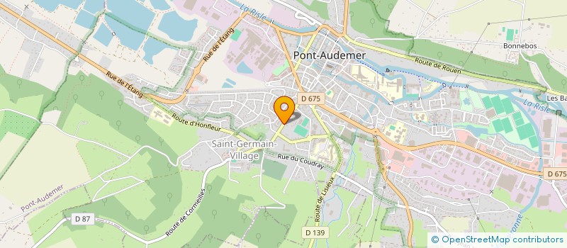 localisation de l'entreprise SCI RISLE HABITAT à PONT-AUDEMER