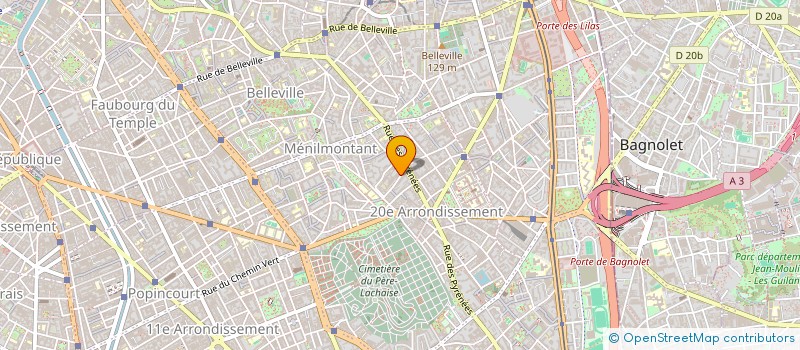 localisation de l'entreprise SCI RISM  PARIS