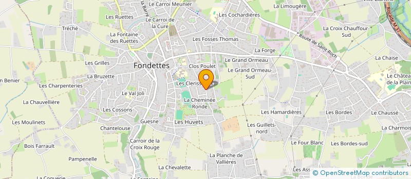 localisation de l'entreprise SCI RISO à FONDETTES