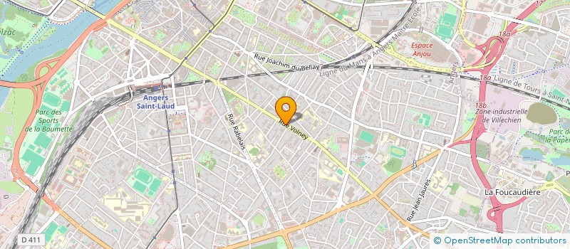 localisation de l'entreprise SCI RISORIUS à ANGERS
