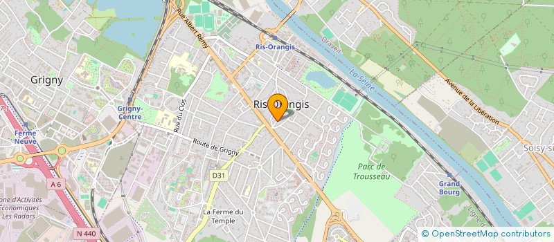localisation de l'entreprise SCI RISSIMMO à RIS-ORANGIS