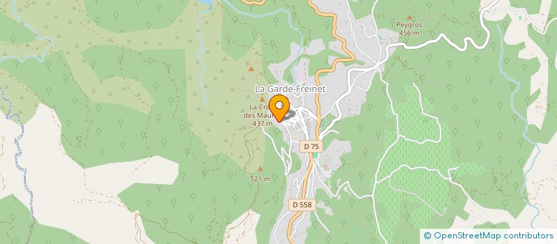 localisation de l'entreprise SCI RISTGRIM à LA GARDE-FREINET