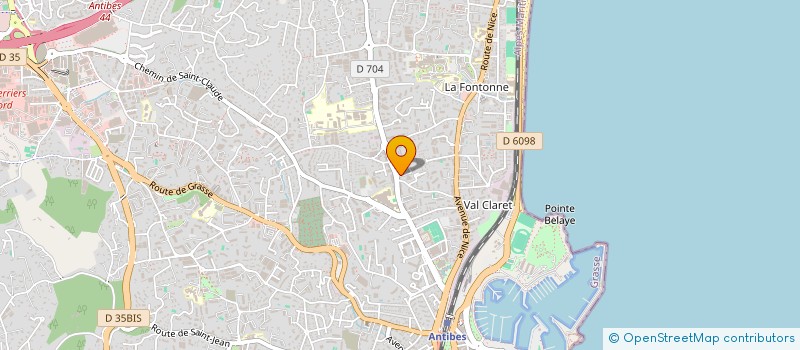 localisation de l'entreprise SCI RITA à ANTIBES