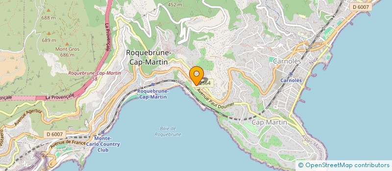 localisation de l'entreprise SCI RITA à ROQUEBRUNE-CAP-MARTIN