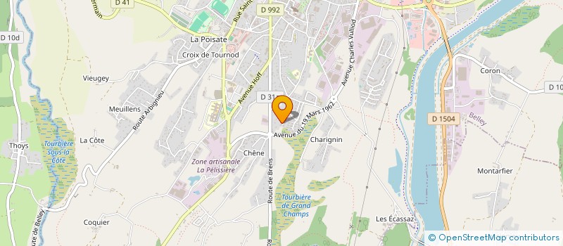 localisation de l'entreprise SCI RITA  BELLEY