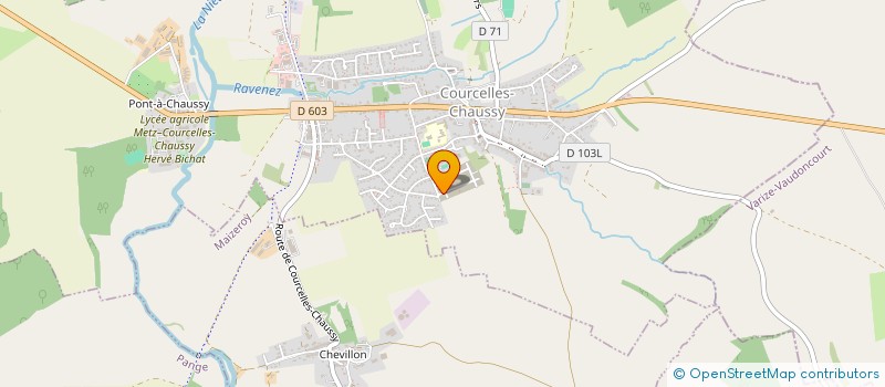 localisation de l'entreprise SCI RITON  COURCELLES-SUR-NIED