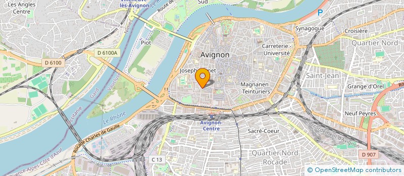 localisation de l'entreprise SCI RITON  AVIGNON