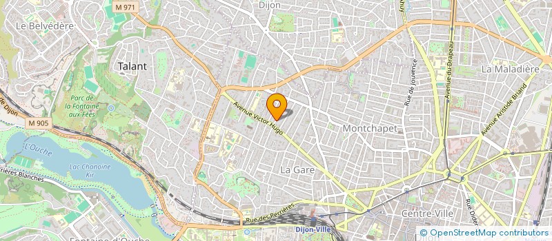 localisation de l'entreprise SCI RITON DES BOIS  DIJON