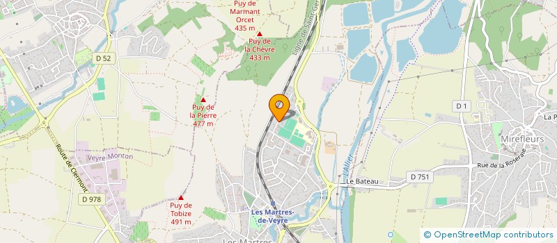 localisation de l'entreprise SCI RITTER  LES MARTRES-DE-VEYRE