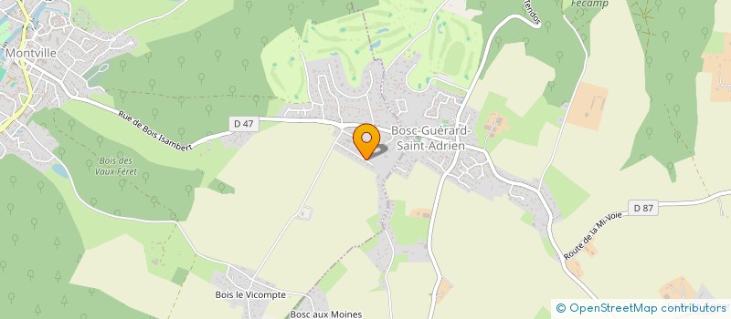 localisation de l'entreprise SCI RITUELS  MONTVILLE