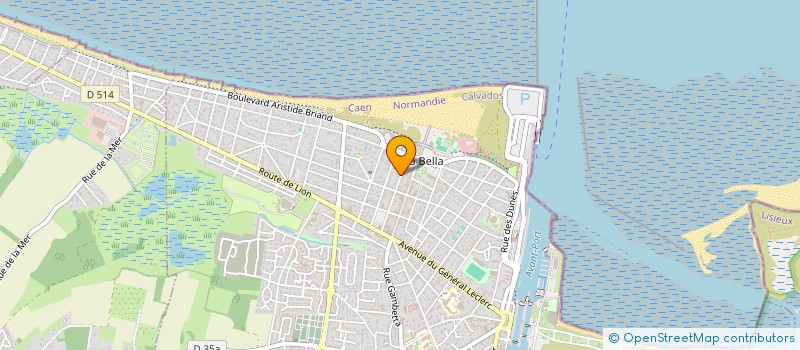 localisation de l'entreprise SCI RIVA  OUISTREHAM