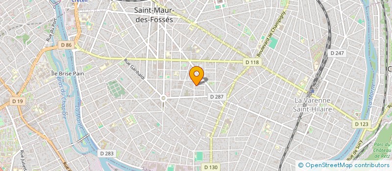 localisation de l'entreprise SCI RIVA BELLOT à SAINT-MAUR-DES-FOSSES