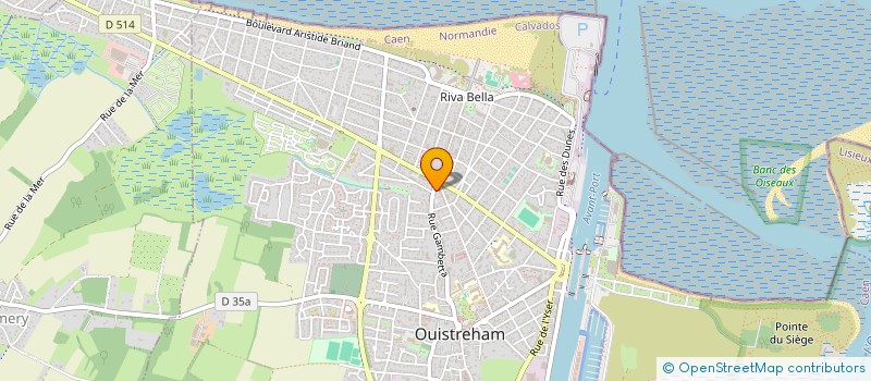 localisation de l'entreprise SCI RIVA DUNES  OUISTREHAM