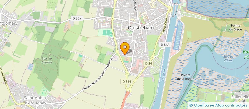 localisation de l'entreprise SCI RIVA TOURAINE  OUISTREHAM