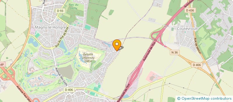 localisation de l'entreprise SCI RIVA1  BAILLY-ROMAINVILLIERS