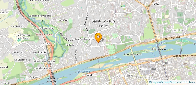 localisation de l'entreprise SCI RIVADOLCE  SAINT-CYR-SUR-LOIRE