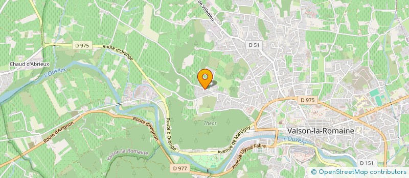 localisation de l'entreprise SCI RIVAGE  VAISON-LA-ROMAINE