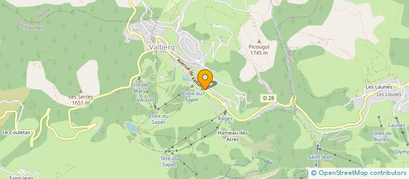 localisation de l'entreprise SCI RIVAGE  PEONE