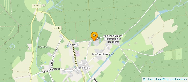 localisation de l'entreprise SCI RIVAGE à INGRANNES