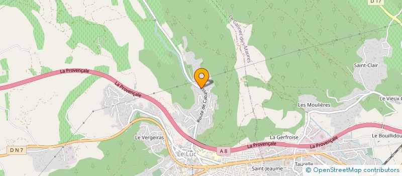 localisation de l'entreprise SCI RIVAGE  LE LUC