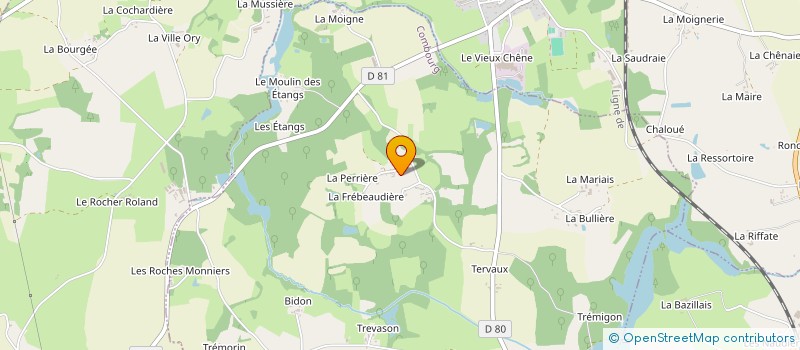 localisation de l'entreprise SCI RIVAGE  COMBOURG