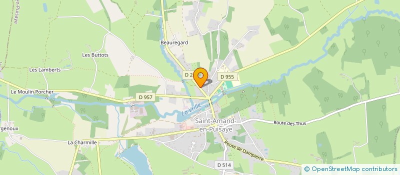 localisation de l'entreprise SCI RIVAGE BOURGEOIS à SAINT-AMAND-EN-PUISAYE