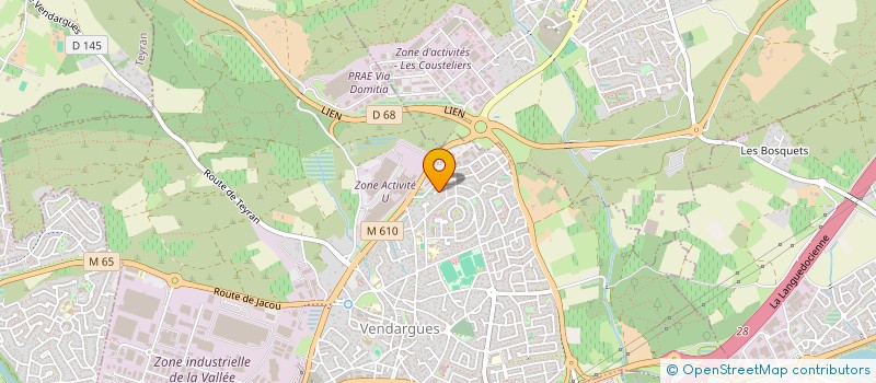localisation de l'entreprise SCI RIVAGES à VENDARGUES